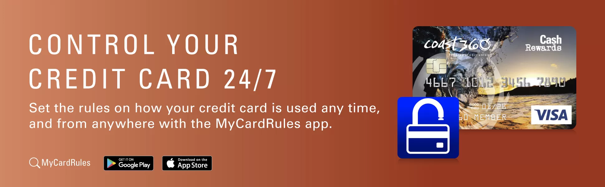 MyCardRules landing page banner